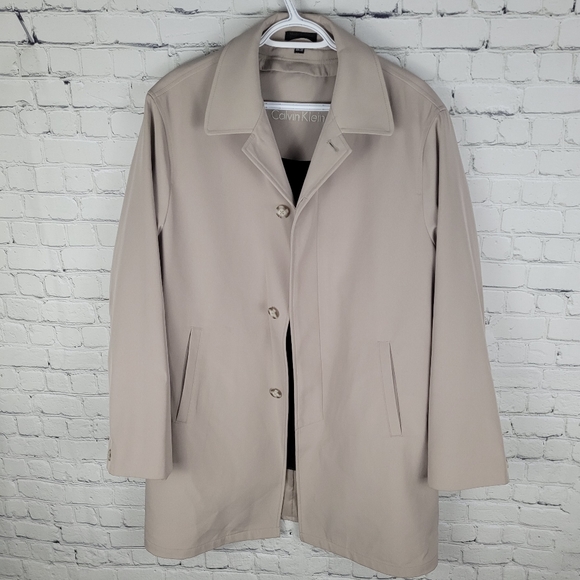 CALVIN KLEIN | removable lining button up trench coat - Picture 3 of 10
